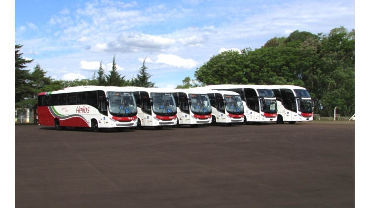 Neste mês de outubro recebemos um novo lote de ônibus zero quilômetro. Ao todo são 6 veículos.
São carrocerias Comil, sendo 4 Campione 3.45 com motor dianteiro Iveco, com 46 lugares e equipados com ar condicionado, calefação, água mineral e wc ecológico. E ainda mais dois Invictus HD, com motor Mercedes Benz, com 48 poltronas soft com apoio de pernas, sendo os 4 primeiros lugares da frente com visão panorâmica, ar condicionado, calefação, água mineral, wc ecológico, tomadas USB individuais, tomadas 110v e central multimídia onde pode ser acessado conteúdos como filmes e séries individualmente, ou seja, cada passageiro pode assistir o que quiser e quando quiser.

Esse é o nosso compromisso com você usuário.

Helios, você em primeiro lugar!